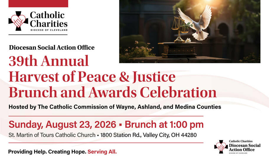 39th Annual Harvest of Peace and Justice Brunch 