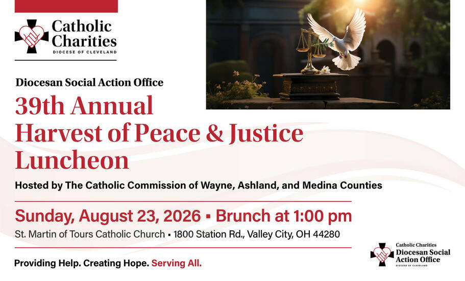 39th Annual Harvest of Peace and Justice Luncheon