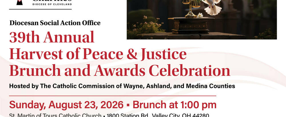 39th Annual Harvest of Peace and Justice Brunch 