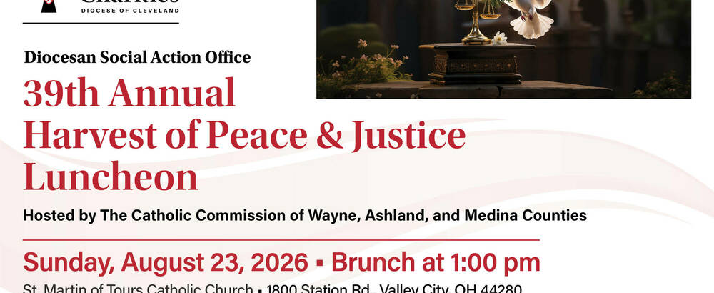 39th Annual Harvest of Peace and Justice Luncheon