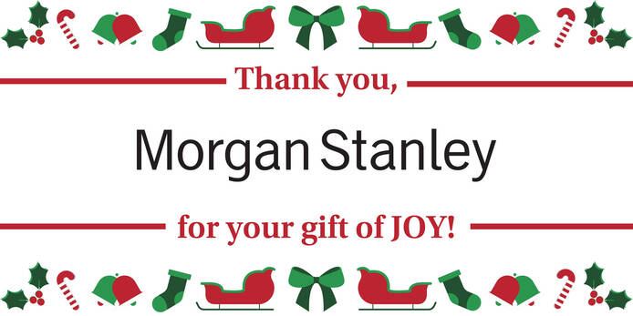 Morgan Stanley donates $20,000 to Catholic Charities’ Fatima Family Center for holiday toy drive